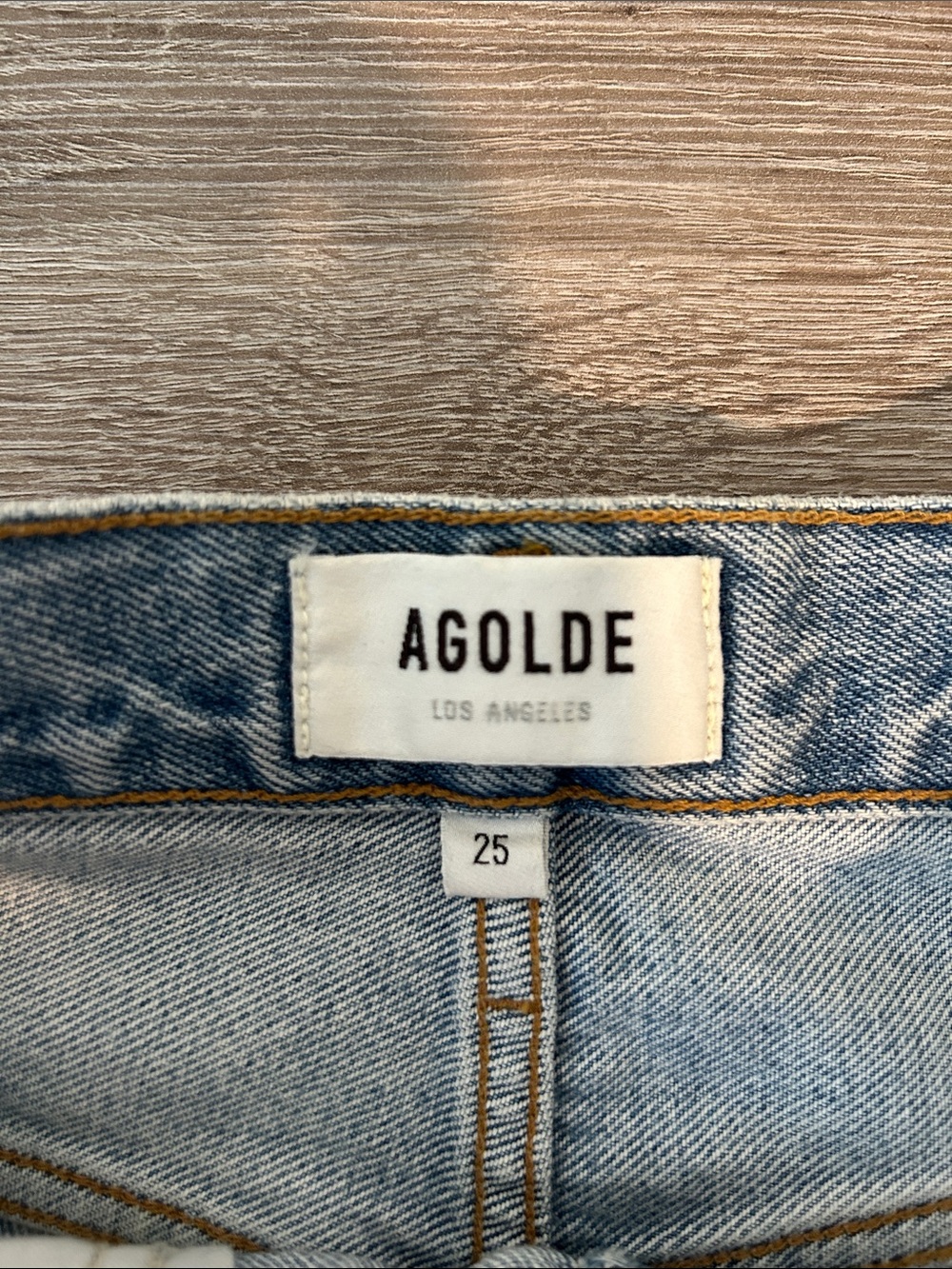 AGOLDE 90’s Mid Rise Straight Jeans  Women’s 25” - Picture 2 of 7